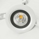 ZDM 4PCS 7W 600 - 650LM IP65 Waterproof White Round LED Ceiling Light Warm White AC 85 - 265V