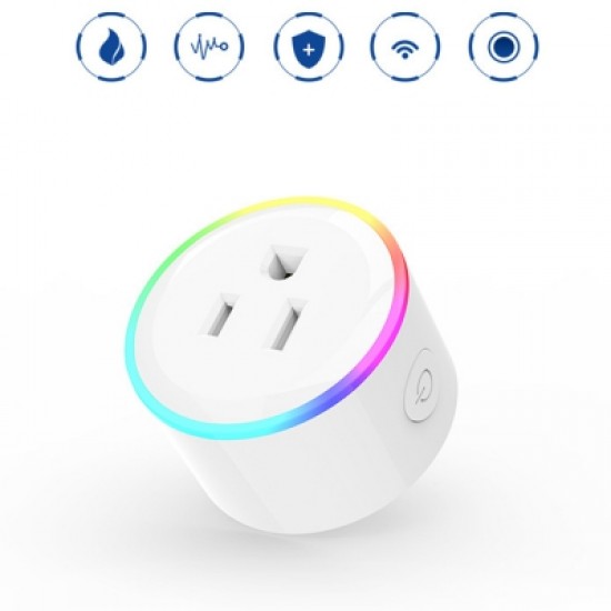Intelligent Wi-Fi Plug 10A Socket with Individual LED Indicator Light Smart Wireless Home Control Go