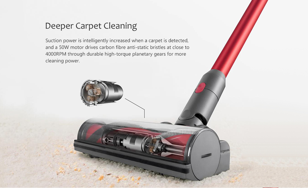 Roborock H6 Handheld Wireless Vacuum Cleaner Deeper Carpet Cleaning